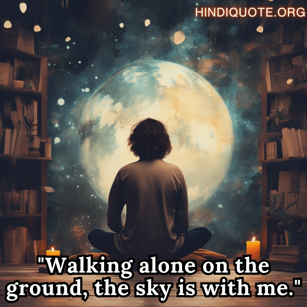 Alone Sad Shayari In English For Introverts "With books, I don't feel alone."