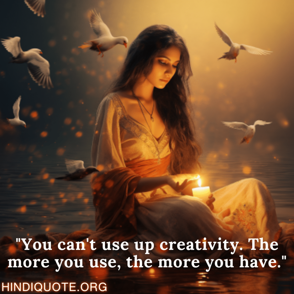 Shayari Of Attitude "You can't use up creativity. The more you use, the more you have."