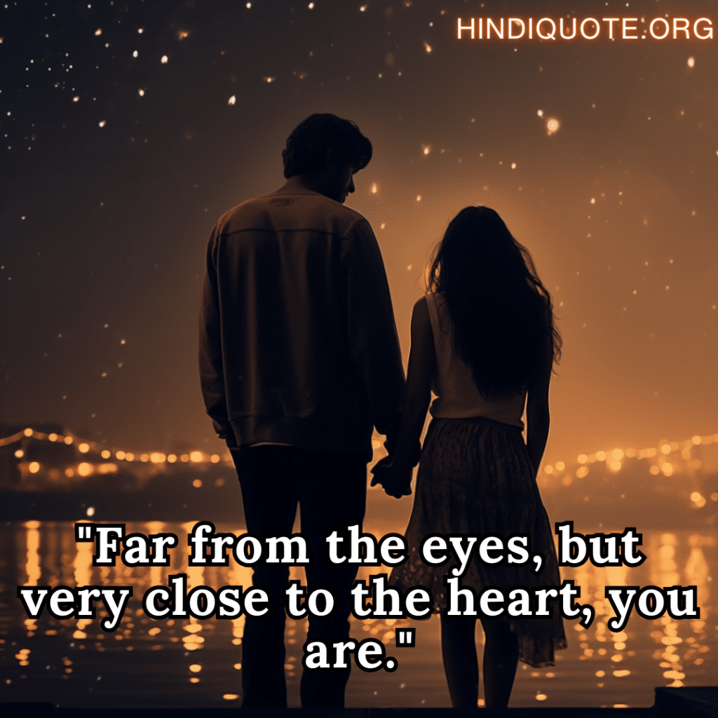 "In every letter, the pain of separation is written."