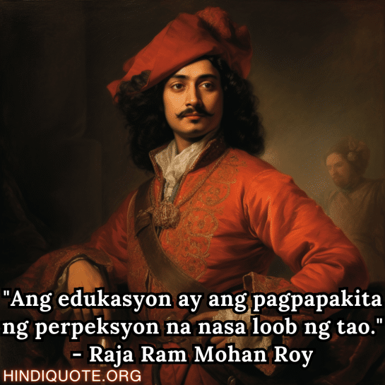 Top 10 Motivational Quotes In Tagalog By Raja Ram Mohan Roy Sampung ...