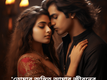 Short Love Quotes In Bengali For Your Crush "তোমার অস্তিত্ব আমার জীবনের সবচেয়ে সুন্দর উপহার।"