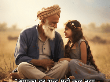 "आपका हर शब्द मुझे कुछ नया सिखाता है, दादाजी।"