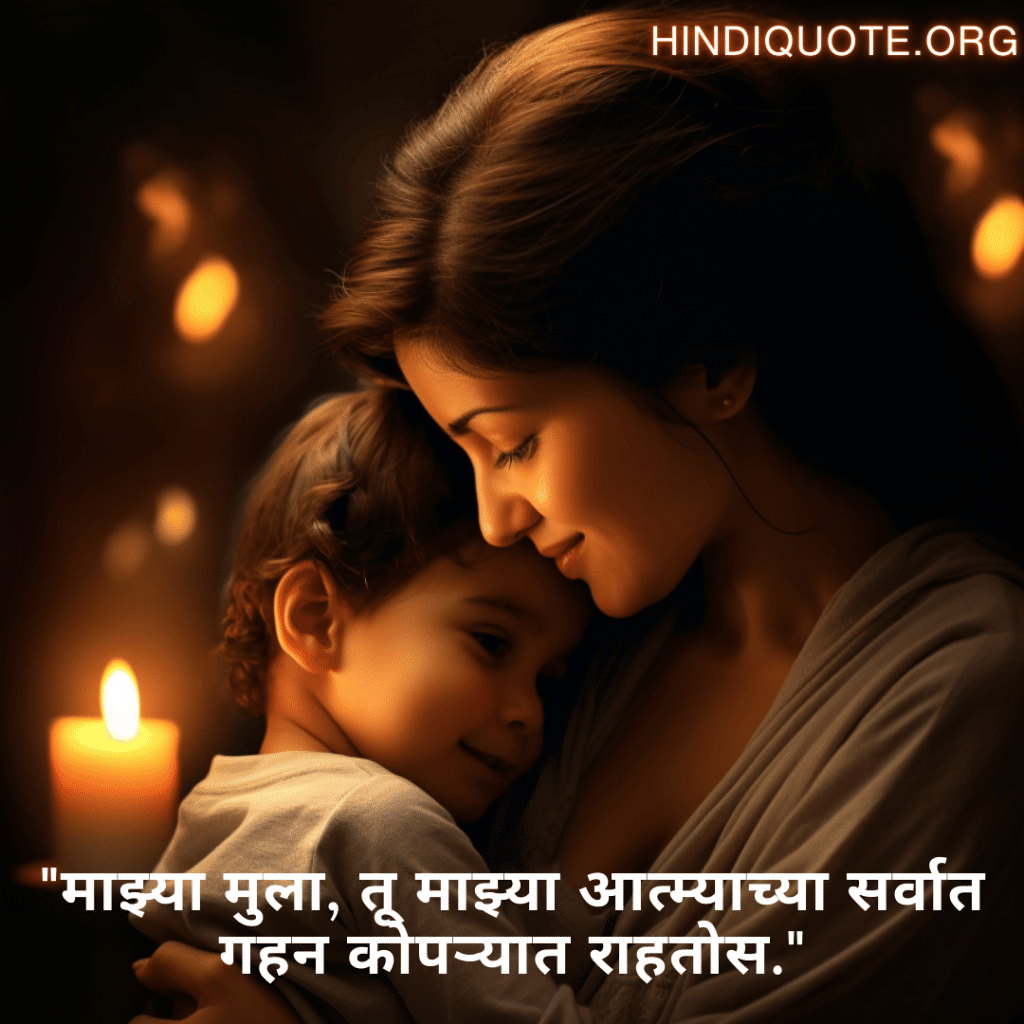 "माझ्या मुला, तू माझ्या आत्म्याच्या सर्वात गहन कोपऱ्यात राहतोस."