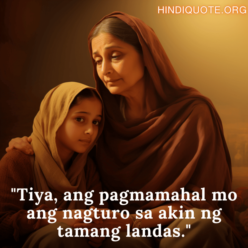 "Tiya, ang pagmamahal mo ang nagturo sa akin ng tamang landas."