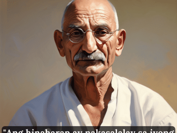 "Ang hinaharap ay nakasalalay sa iyong ginagawa ngayon." – Gandhi