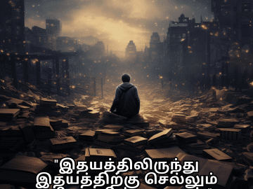 Alone Meaning In Tamil From Literature "இதயத்திலிருந்து இதயத்திற்கு செல்லும் தனிமையின் பயணம்." - மிர்சா கலிப்