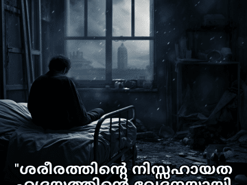 Alone Quotes In Malayalam For When You Are Sick "ശരീരത്തിന്റെ നിസ്സഹായത ഹൃദയത്തിന്റെ വേദനയായി മാറി."