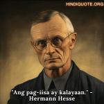 "Ang pag-iisa ay kalayaan." - Hermann Hesse