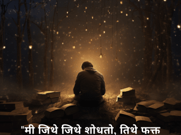 "मी जिथे जिथे शोधतो, तिथे फक्त एकटेपणाच सापडतो. का?" - बशीर बद्र