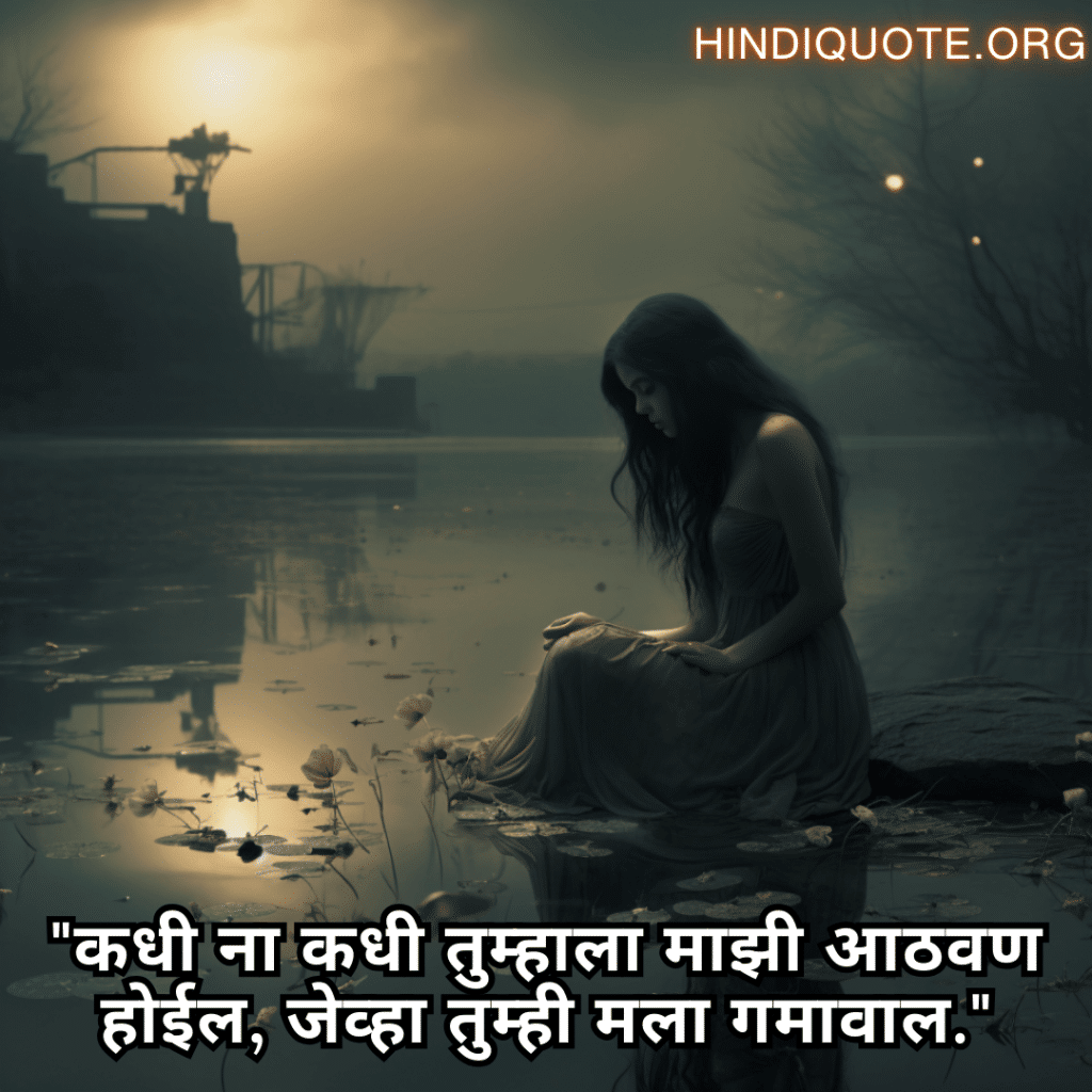 "कधी ना कधी तुम्हाला माझी आठवण होईल, जेव्हा तुम्ही मला गमावाल."