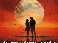 "ਤੇਰੀ ਆਵਾਜ਼ ਦੀ ਗੈਰਹਾਜ਼ਰੀ ਮੇਰੇ ਅਕੇਲੇਪਨ ਵਿੱਚ ਗੂੰਜਦੀ ਹੈ।"