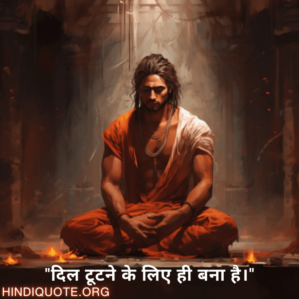 Breakup Shayari On Deep Pain "दिल टूटने के लिए ही बना है।"