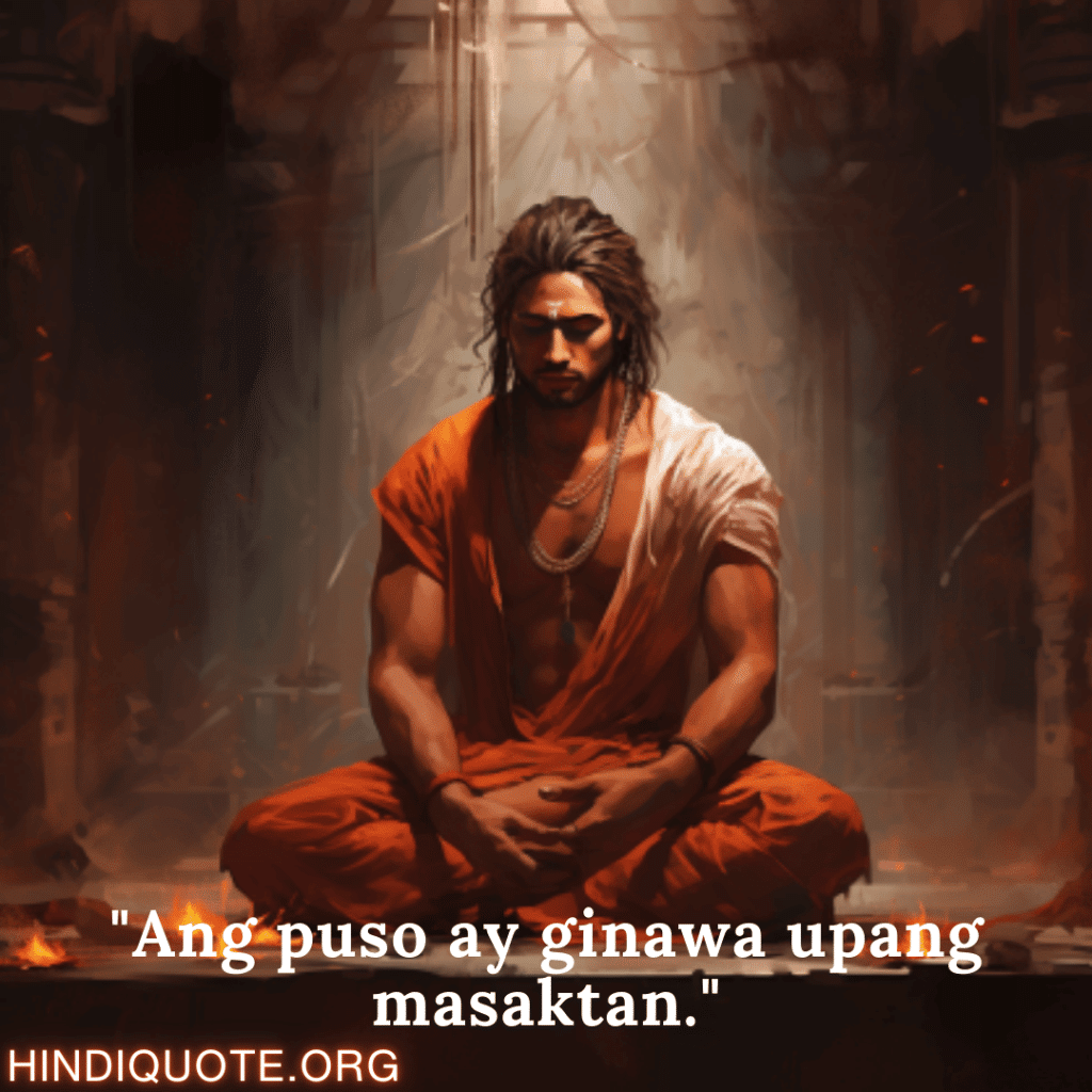 Break up Message In Tagalog On Deep Pain "Ang puso ay ginawa upang masaktan."