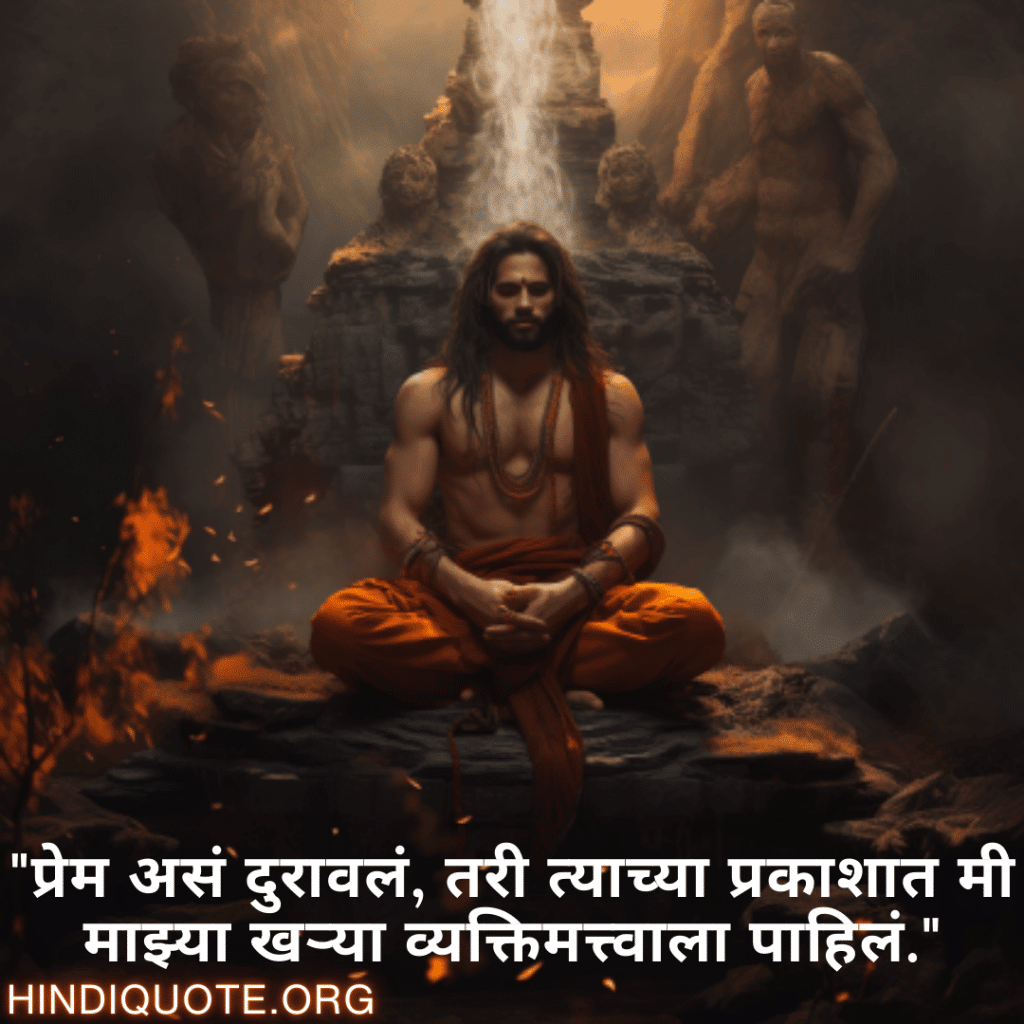 "प्रेम असं दुरावलं, तरी त्याच्या प्रकाशात मी माझ्या खऱ्या व्यक्तिमत्त्वाला पाहिलं."