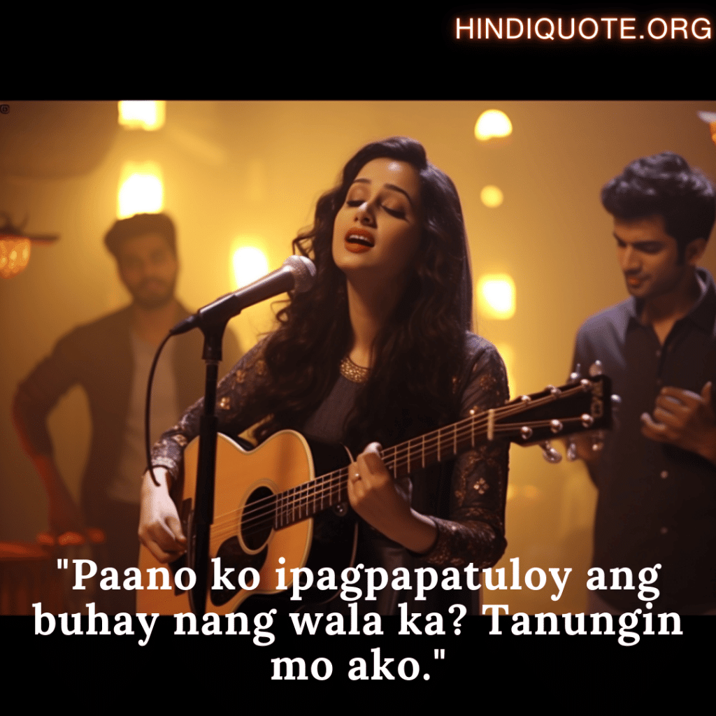 "Paano ko ipagpapatuloy ang buhay nang wala ka? Tanungin mo ako."