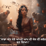 "ਸਾਡਾ ਅੰਤ ਮੇਰੇ ਆਪਣੇ ਆਪ ਦੀ ਖੋਜ ਦੀ ਸਵੇਰ ਬਣ ਗਿਆ।"