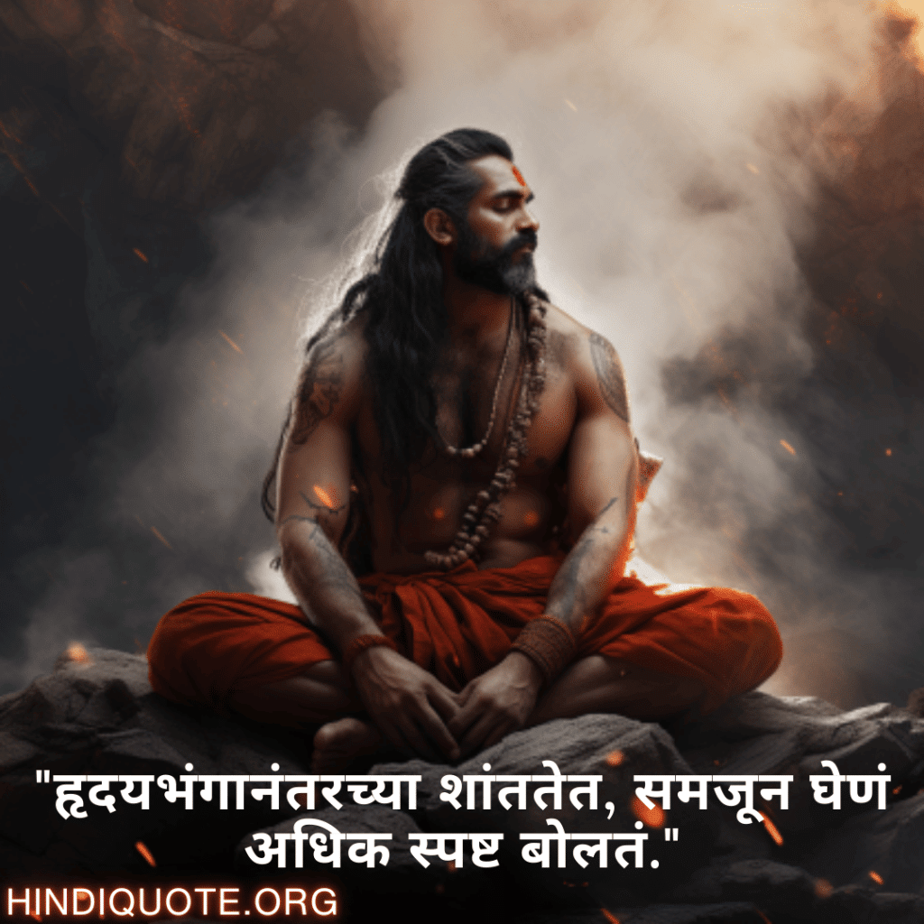 "हृदयभंगानंतरच्या शांततेत, समजून घेणं अधिक स्पष्ट बोलतं."