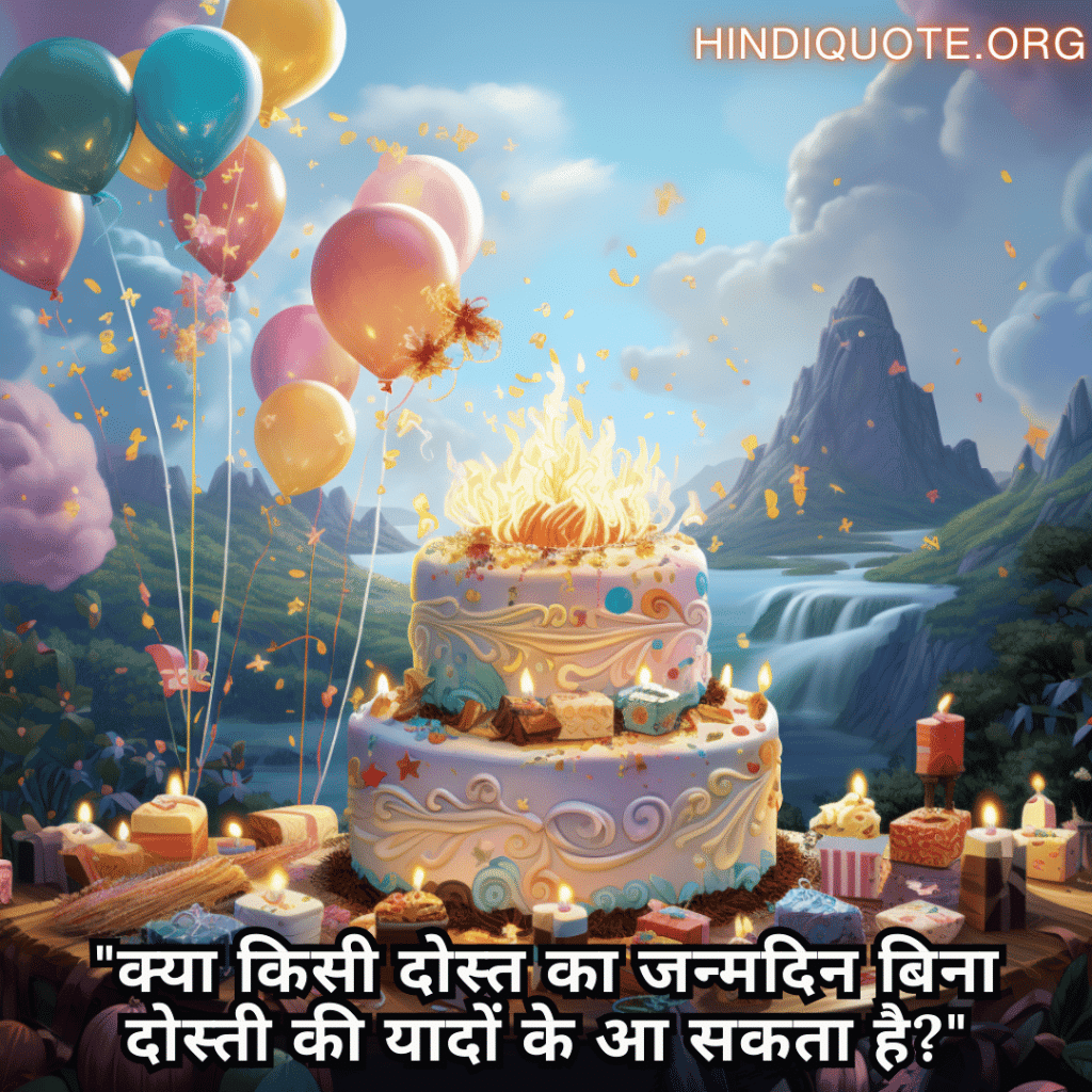 "क्या किसी दोस्त का जन्मदिन बिना दोस्ती की यादों के आ सकता है?"