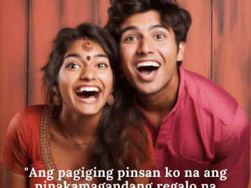 Funny Quotes In Tagalog For Your Cousins "Ang pagiging pinsan ko na ang pinakamagandang regalo na matatanggap mo. Just saying!"