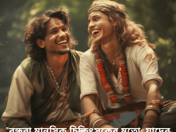 "বন্ধুরা মানসিক চিকিৎসকের মতো, যাদের সঙ্গে তুমি মদও খেতে পারো!"