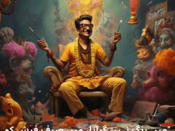 "میں رنگ نہیں گراتا، میں صرف فرش کو مزید رنگین بنا دیتا ہوں!"