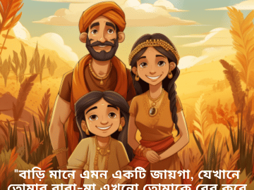 "বাড়ি মানে এমন একটি জায়গা, যেখানে তোমার বাবা-মা এখনো তোমাকে বের করে দেওয়ার চেষ্টা করছে!"