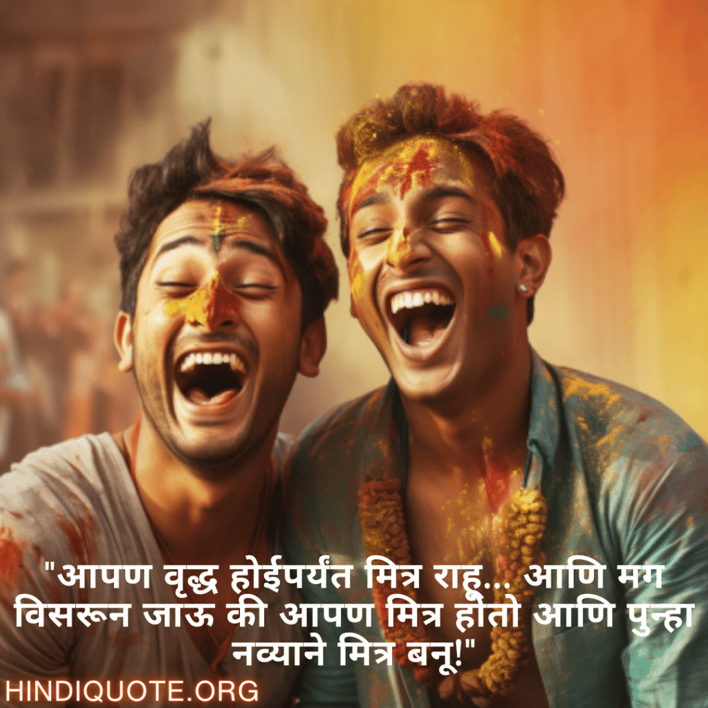 "आपण वृद्ध होईपर्यंत मित्र राहू… आणि मग विसरून जाऊ की आपण मित्र होतो आणि पुन्हा नव्याने मित्र बनू!"