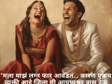 "मला माझं लग्न फार आवडतं… कारण एकच व्यक्ती आहे जिला मी आयुष्यभर त्रास देऊ शकतो!"