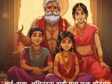 "आई-बाबा, अभिनंदन! तुम्ही मला फक्त थोडंसंच गोंधळात टाकलं आहे!"