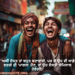 "ਅਸੀਂ ਦੋਸਤ ਤਾਂ ਬਹੁਤ ਬਣਾਵਾਂਗੇ, ਪਰ ਜੇ ਉਹ ਵੀ ਸਾਡੇ ਵਰਗੇ ਹੀ 'ਪਾਗਲ' ਹੋਣ, ਤਾਂ ਉਹ ਦੋਸਤੀ ਬੇਮਿਸਾਲ ਹੋਵੇਗੀ!"