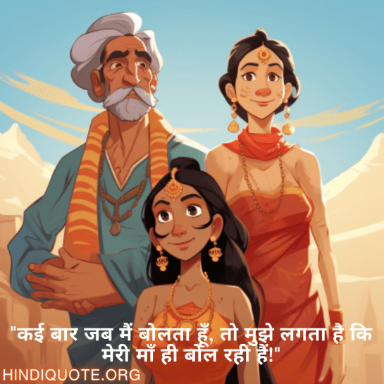 "कई बार जब मैं बोलता हूँ, तो मुझे लगता है कि मेरी माँ ही बोल रही हैं!"