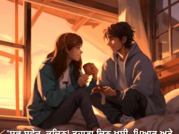 "ਸ਼ੁਭ ਸਵੇਰ, ਕਜ਼ਿਨ! ਤੁਹਾਡਾ ਦਿਨ ਖੁਸ਼ੀ, ਪਿਆਰ ਅਤੇ ਕਾਮਯਾਬੀ ਨਾਲ ਭਰਿਆ ਹੋਇਆ ਹੋਵੇ।"