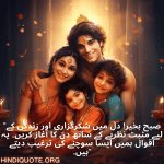 "صبح بخیر! دل میں شکرگزاری اور زندگی کے لیے مثبت نظریے کے ساتھ دن کا آغاز کریں۔ یہ اقوال ہمیں ایسا سوچنے کی ترغیب دیتے ہیں۔"