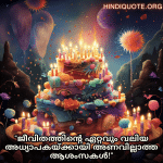 Birthday Greetings In Malayalam For Your Mother "ജീവിതത്തിന്റെ ഏറ്റവും വലിയ അധ്യാപകയ്ക്കായി അണവില്ലാത്ത ആശംസകൾ!"