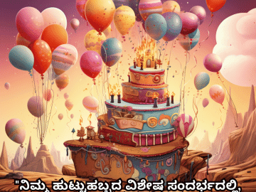 Birthday Wishes In Kannada For Your Mother "ನಿಮ್ಮ ಹುಟ್ಟುಹಬ್ಬದ ವಿಶೇಷ ಸಂದರ್ಭದಲ್ಲಿ, ಅಮ್ಮಾ, ನಿಮ್ಮ ಜೀವನ ಸಂತೋಷದಿಂದ ಮತ್ತು ಸಮೃದ್ಧಿಯಿಂದ ತುಂಬಿರಲಿ."