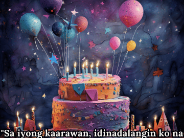 Birthday Greeting In Tagalog For Your Father "Sa iyong kaarawan, idinadalangin ko na basbasan ka ng Diyos ng lahat ng kaligayahan sa buhay."