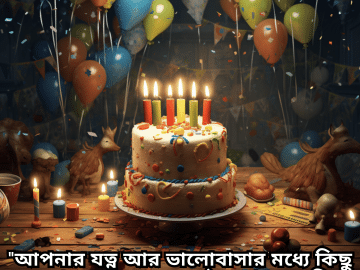 "আপনার যত্ন আর ভালোবাসার মধ্যে কিছু একান্ত স্পেশাল আছে, ঠাকুমা। আন্তরিক জন্মদিনের শুভেচ্ছা।"
