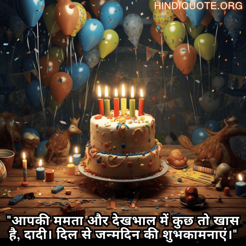 "आपकी ममता और देखभाल में कुछ तो खास है, दादी। दिल से जन्मदिन की शुभकामनाएं।"