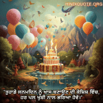 "ਤੁਹਾਡੇ ਜਨਮਦਿਨ ਨੂੰ ਖਾਸ ਬਣਾਉਣ ਦੀ ਕੋਸ਼ਿਸ਼ ਵਿੱਚ, ਹਰ ਪਲ ਖੁਸ਼ੀ ਨਾਲ ਭਰਿਆ ਹੋਵੇ।"