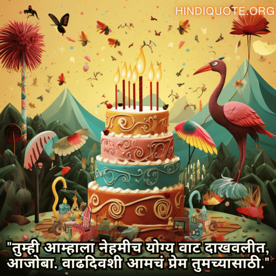"तुम्ही आम्हाला नेहमीच योग्य वाट दाखवलीत, आजोबा. वाढदिवशी आमचं प्रेम तुमच्यासाठी."