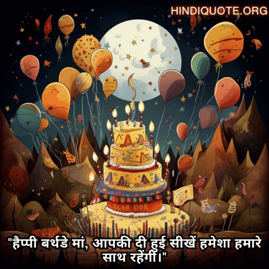 "हैप्पी बर्थडे मां, आपकी दी हुई सीखें हमेशा हमारे साथ रहेंगी।"