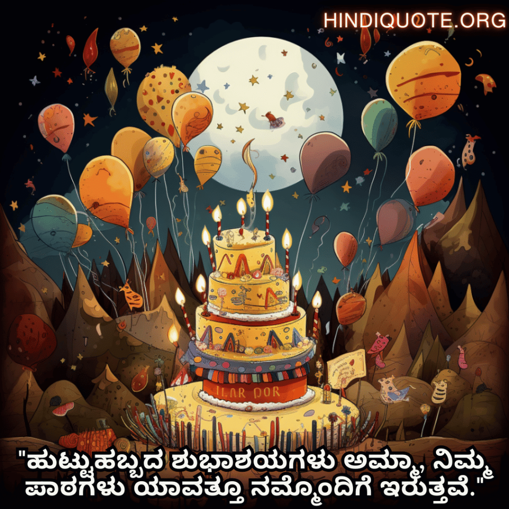"ಹುಟ್ಟುಹಬ್ಬದ ಶುಭಾಶಯಗಳು ಅಮ್ಮಾ, ನಿಮ್ಮ ಪಾಠಗಳು ಯಾವತ್ತೂ ನಮ್ಮೊಂದಿಗೆ ಇರುತ್ತವೆ."