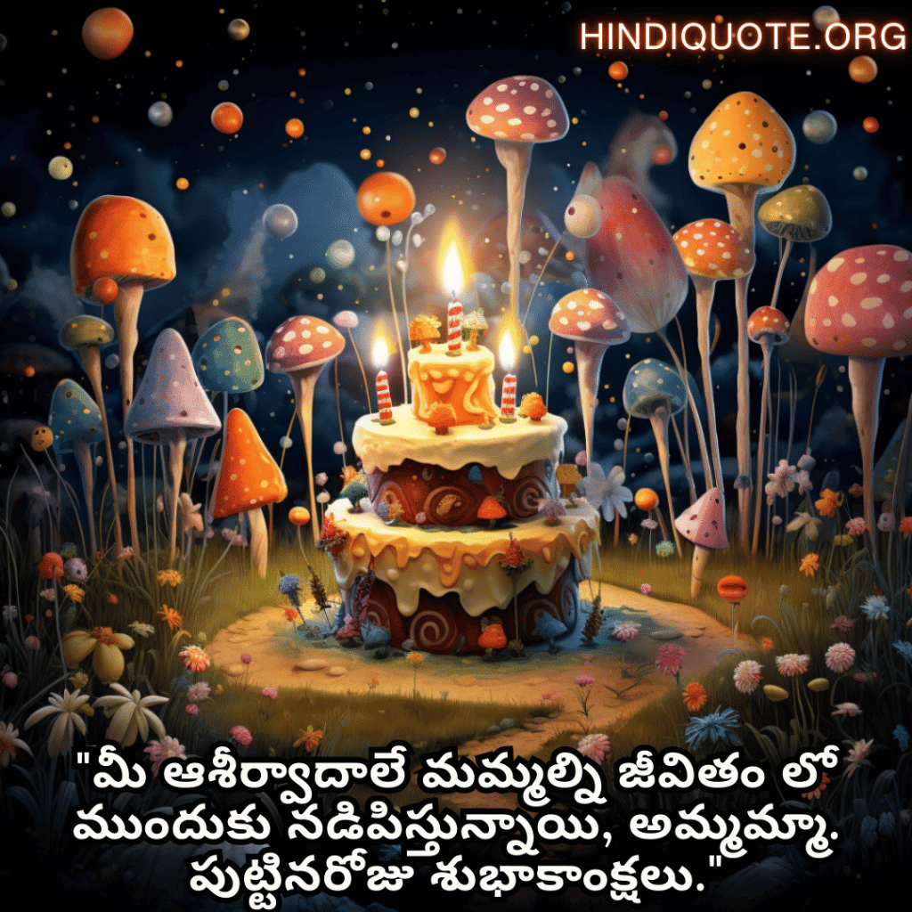 "మీ ఆశీర్వాదాలే మమ్మల్ని జీవితం లో ముందుకు నడిపిస్తున్నాయి, అమ్మమ్మా. పుట్టినరోజు శుభాకాంక్షలు."