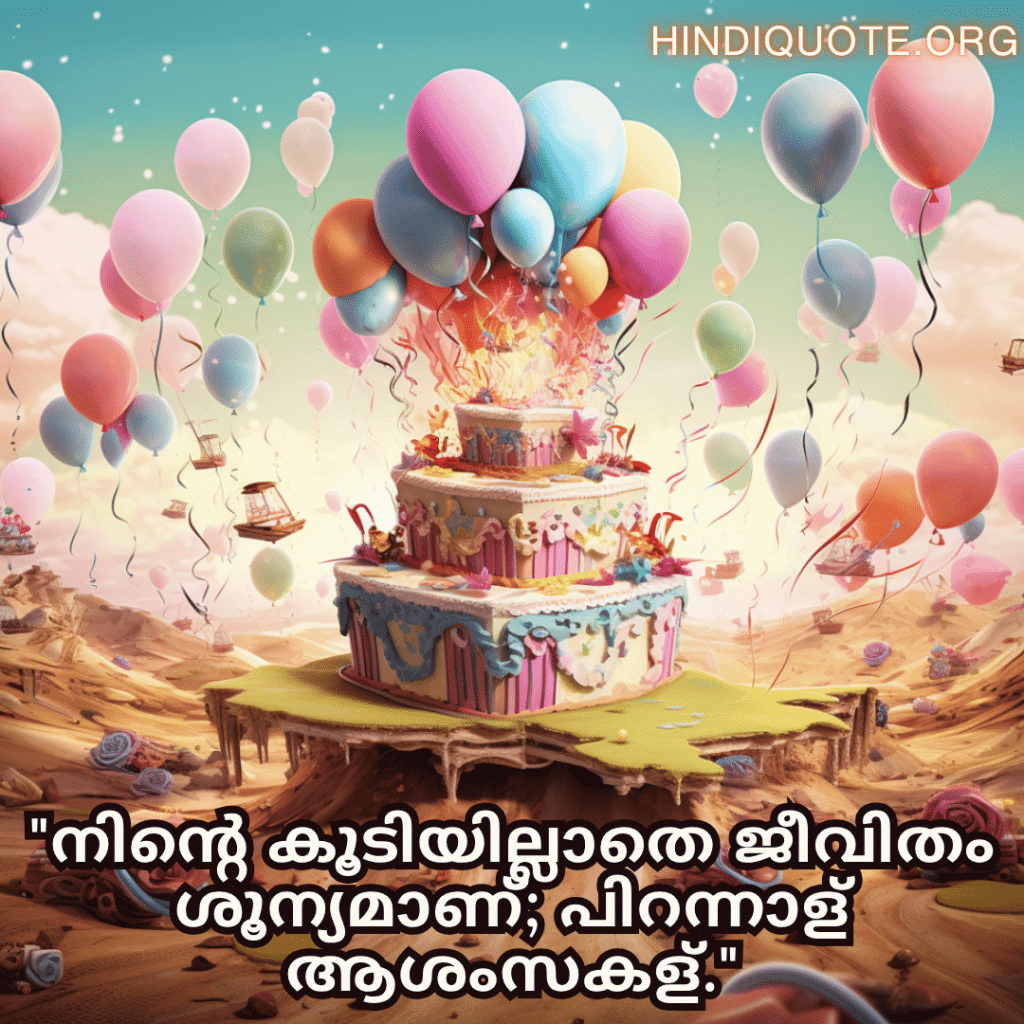 Happy Birthday Wishes In Malayalam For Your Husband "നിന്റെ കൂടിയില്ലാതെ ജീവിതം ശൂന്യമാണ്; പിറന്നാള്‍ ആശംസകള്‍."