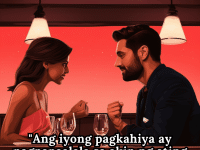 Romantic Phrases In Tagalog For First Dates "Ang iyong pagkahiya ay nagpapaalala sa akin ng ating unang date."