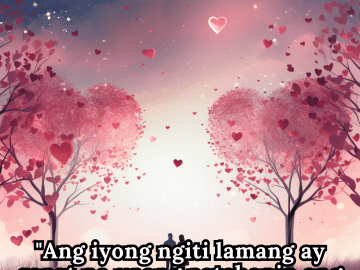 Romantic Phrases In Tagalog For Your Husband "Ang iyong ngiti lamang ay sapat na upang patahanin ang aking puso."