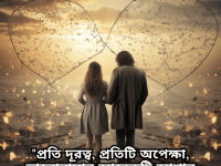 "প্রতি দূরত্ব, প্রতিটি অপেক্ষা, ভালোবাসার আরেকটি আশার প্রতীক।"