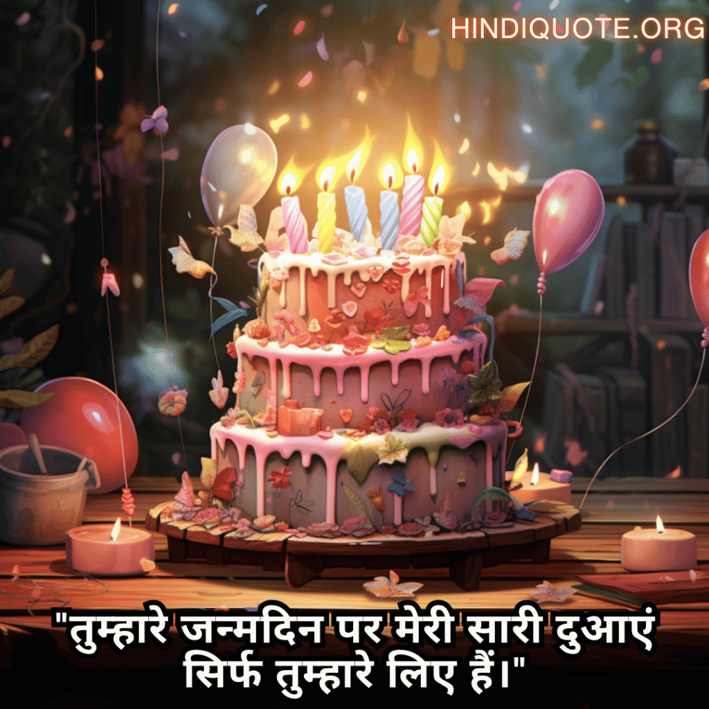 "तुम्हारे जन्मदिन पर मेरी सारी दुआएं सिर्फ तुम्हारे लिए हैं।"