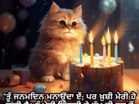 "ਤੂੰ ਜਨਮਦਿਨ ਮਨਾਉਂਦਾ ਏਂ, ਪਰ ਖ਼ੁਸ਼ੀ ਮੇਰੀ ਹੋ ਜਾਂਦੀ ਹੈ। ਤੂੰ ਮੇਰੀ ਜ਼ਿੰਦਗੀ ਦੇ ਰੁੱਖ ਦੀ ਸਭ ਤੋਂ ਖਾਸ ਟਾਹਣੀ ਹੈਂ।"