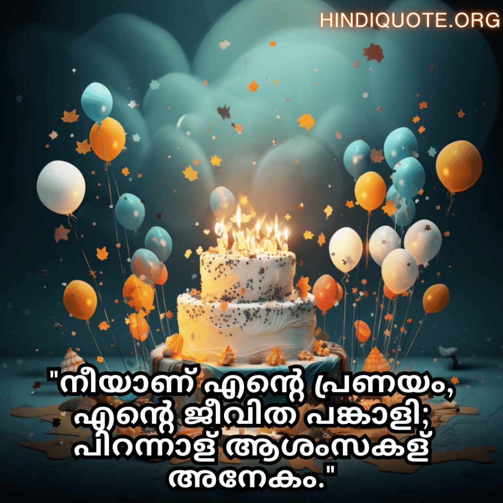 "നീയാണ് എന്റെ പ്രണയം, എന്റെ ജീവിത പങ്കാളി; പിറന്നാള്‍ ആശംസകള്‍ അനേകം."